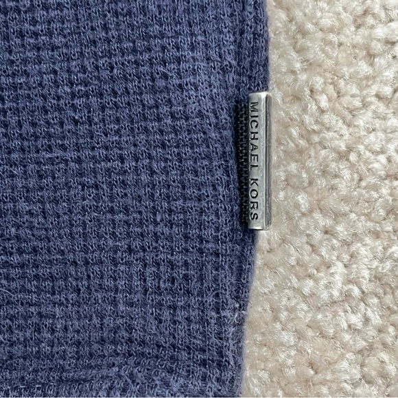 Michael Kors Hoodie Adult Large Black Quarter Zip Pullover Casual Preppy Men - Picture 9 of 15